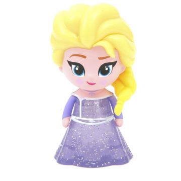 Disney hercegnők Jégvarázs 2: Suttogj és világít! Elsa mini baba lila ruhában