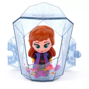 Disney hercegnők Jégvarázs 2: Suttogj és világít! Anna mini baba kristályban