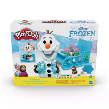 Play Doh: Frozen Set de plastilină Olaf pe sanie