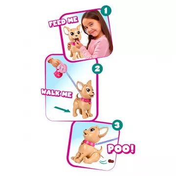 Chi Chi Love: Poo Poo Puppy, kakajoči kuža z dodatki - POŠKODOVANA EMBALAŽA - .slika