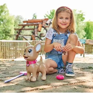 Chi Chi Love: Poo Poo Puppy, kakajoči kuža z dodatki - POŠKODOVANA EMBALAŽA - .slika