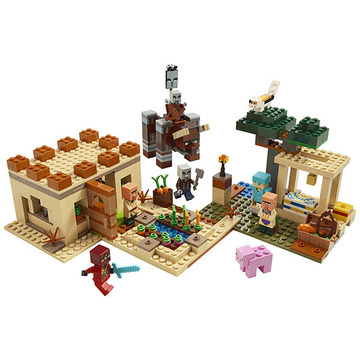 LEGO Minecraft: A falusi rajtaütés 21160 - . kép