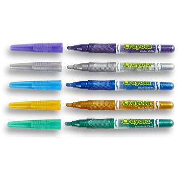 Crayola: Csillámos filctoll készlet - 5db-os - . kép