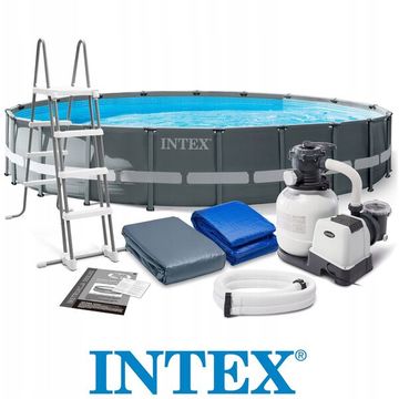 Intex: Ultra XTR Frame merev falú medence szett - 610 x 122 cm - . kép
