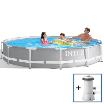 Intex: Prism Frame Set piscină cu cadru metalic - 366 x 76 cm - .foto