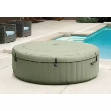 Intex: Pure Spa Olive Green 4 személyes pezsgőfürdő szett - 196 x 71 cm - . kép