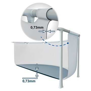 Intex: Ultra Frame XTR szögletes medencekészlet - 549 x 274 cm - . kép
