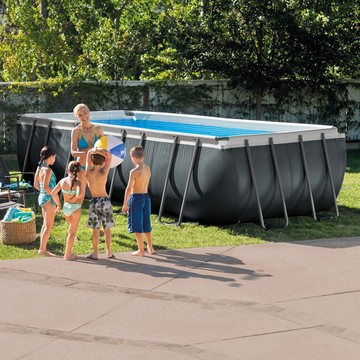 Intex: Ultra Frame XTR szögletes medencekészlet - 549 x 274 cm - . kép