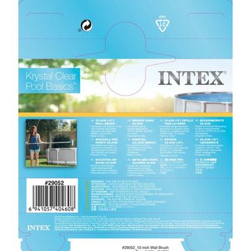 Intex: borstel voor het schoonmaken van de wanden en bodem van het zwembad - .afbeelding