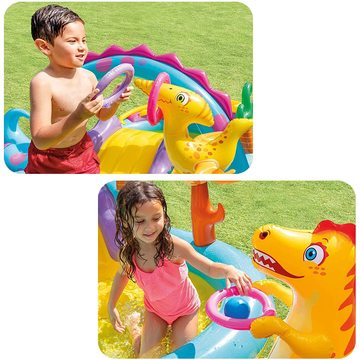 Intex: Nadmuchiwany basen Dinoland - 302 x 229 x 112 cm - .zdjęcie 