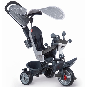 Smoby: Baby Driver Plus tricikli - szürke