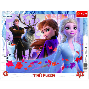 Frozen 2: puzzle cu chenar cu 25 piese