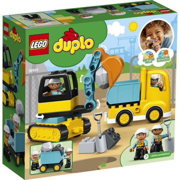 LEGO® DUPLO® Town: Teherautó és lánctalpas exkavátor 10931 - . kép