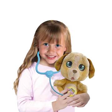 Emotion Pets: Pityergő kiskutya állatorvosi szett - barna - . kép
