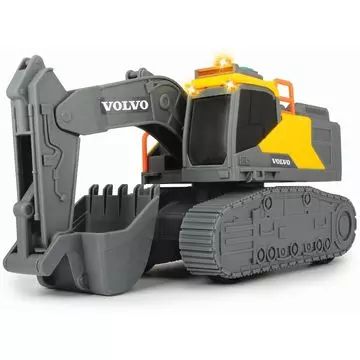 Dickie Volvo: Rupsbandgraafmachine met licht en geluid - 23 cm - .afbeelding