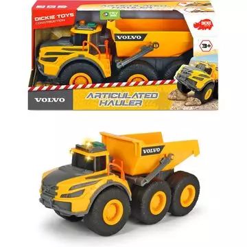 Dickie Volvo: autobasculantă articulată – 23 cm, cu lumină și sunet - .foto