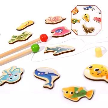 Tooky Toy: magnetiline kalapüügi mängukomplekt - .pilt