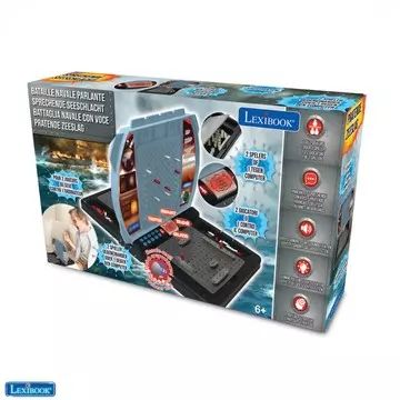 Lexibook: Battleship electronic - joc societate strategic pentru 1-2 jucători, în lb. maghiară - .foto