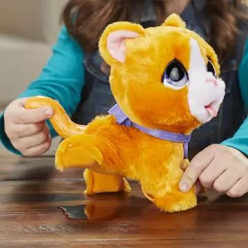 FurReal Poopalots: Velika mačka s povodcem - rjava - .slika