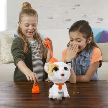 FurReal Poopalots: Velika mačka na povodcu - pisana - .slika