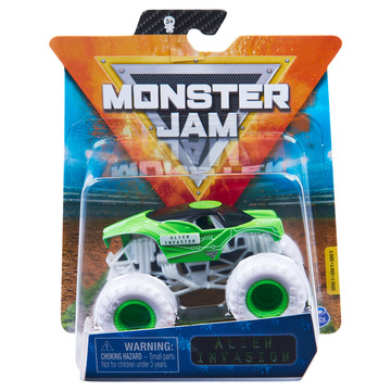 Monster Jam: Alien Invasion kisautó szilikon karkötővel - . kép