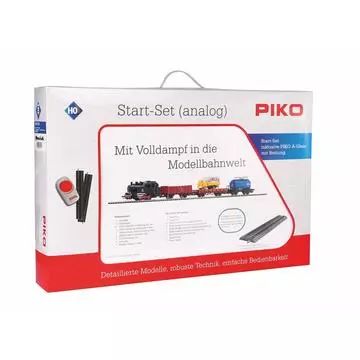 Piko: Startset, BR 98 stoomlocomotief met goederenwagons, beddingrails - 57113 - .afbeelding