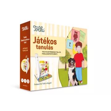 Tolki: Játékos tanulás interaktív foglalkoztató könyv - készletben