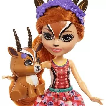 Enchantimals: Lutka Gabriela Gazela i figurica Racer - .slika