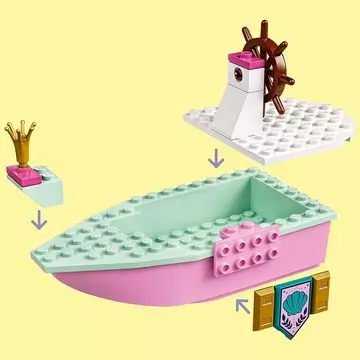 LEGO Disney Princess: Barca de festivități a lui Ariel 43191