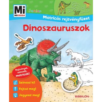 Mi Micsoda Junior: Matricás rejtvényfüzet - Dinoszauruszok