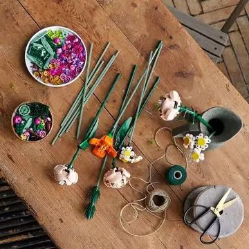 Buchet de flori LEGO® Icons, cadou de Ziua Îndrăgostiților 10280 - .foto