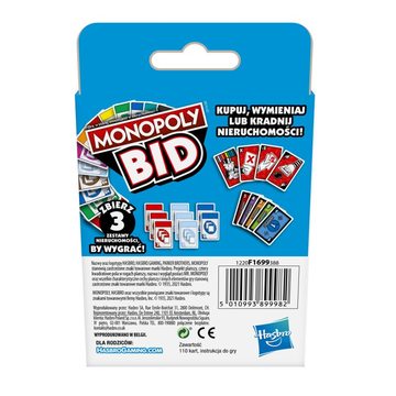 Monopoly BID kártyajáték - . kép