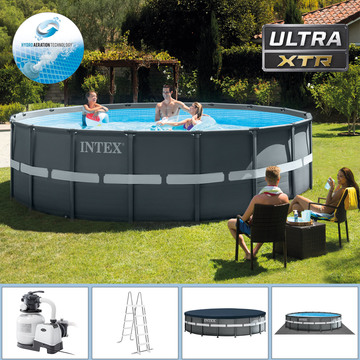 Intex: Ultra Frame XTR fémvázas medencekészlet - 549 x 132 cm - . kép