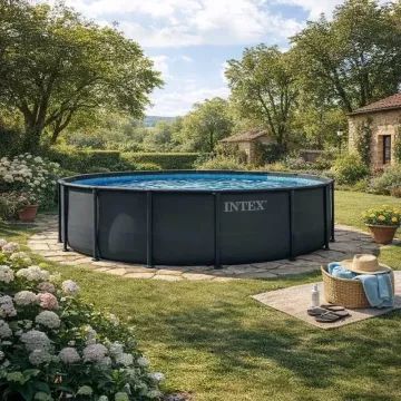 Intex: Ultra XTR ROUND fémvázas medencekészlet - 549 x 132 cm - . kép