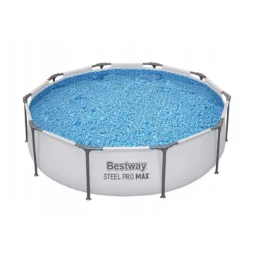Bestway: piscină cu cadru metalic Steel Pro Max cu pompă de filtrare - 305 x 76 cm - .foto