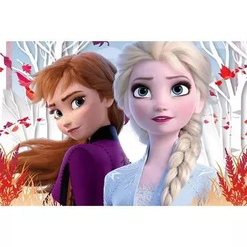 Frozen 2: Lumea fermecată a lui Anna și Elsa - puzzle cu 60 de piese - .foto