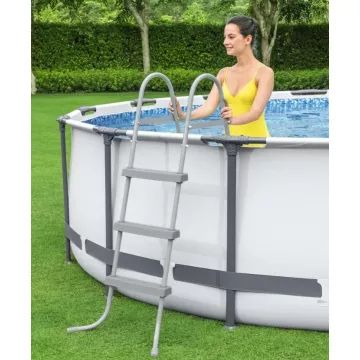 Bestway: Steel Pro MAX Set fémvázas medence létrával és vízforgatóval - 488 x 122 cm - . kép