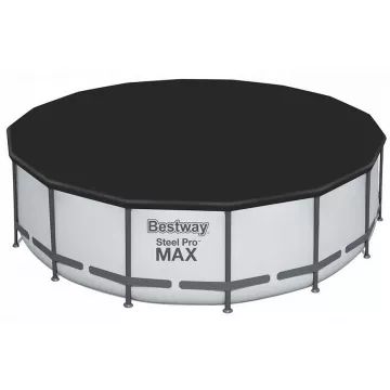 Bestway: Steel Pro MAX Set fémvázas medence létrával és vízforgatóval - 488 x 122 cm - . kép