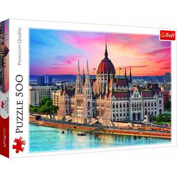Trefl: Budapest, Parlament puzzle - 500 darabos
