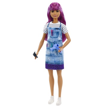 Habubu Distraction Occlusion Barbie Careers: Păpușă coafor cu păr violet - Tulli.ro