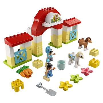 LEGO DUPLO Város: Lóistálló és pónigondozás 10951 - . kép