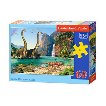 Castorland: A dinoszauruszok világa 60 darabos puzzle
