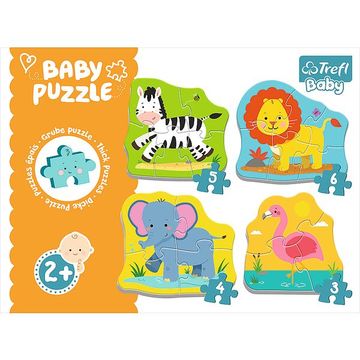 Trefl: Szafari állatok bébi forma puzzle - . kép