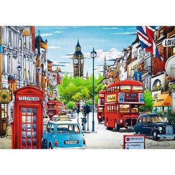 Trefl: Stradă în Londra - puzzle de 1000 de piese - .foto