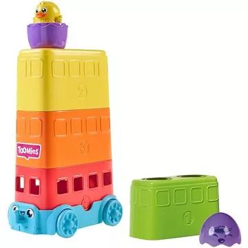 Tomy: Toomies Kolorowe jaja dwupiętrowy autobus - .zdjęcie 