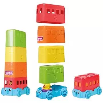 Tomy Toomies: Ko-kūkoļu olai divstāvu autobuss - .attēls