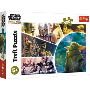 Trefl: Star Wars, Mandalorian Baby Yoda - 100 darabos puzzle