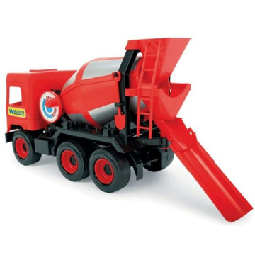 Wader: Middle Truck betonkeverő, 38 cm - piros - . kép