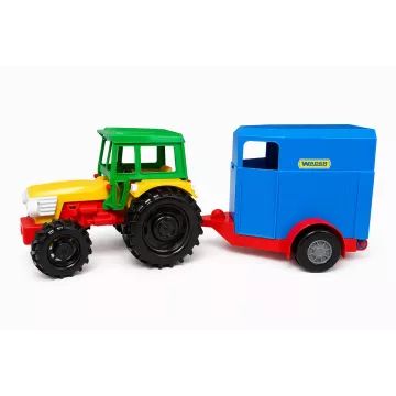 Wader: Tractor cu remorcă pentru transportul cailor - Diverse modele