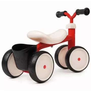 Smoby: Rookie mașinuță fără pedale, cu cadru metalic - roșu - .foto